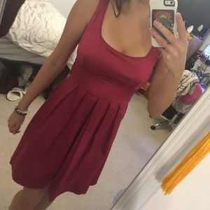 Flattering pink dress